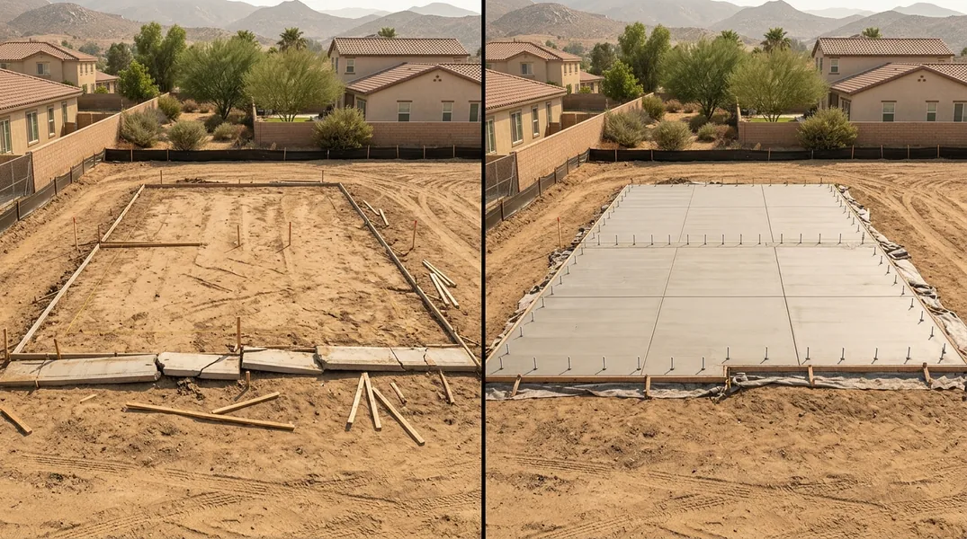 New Construction Slab Guide: What Riverside-Area Homebuyers Should Know Before Closing